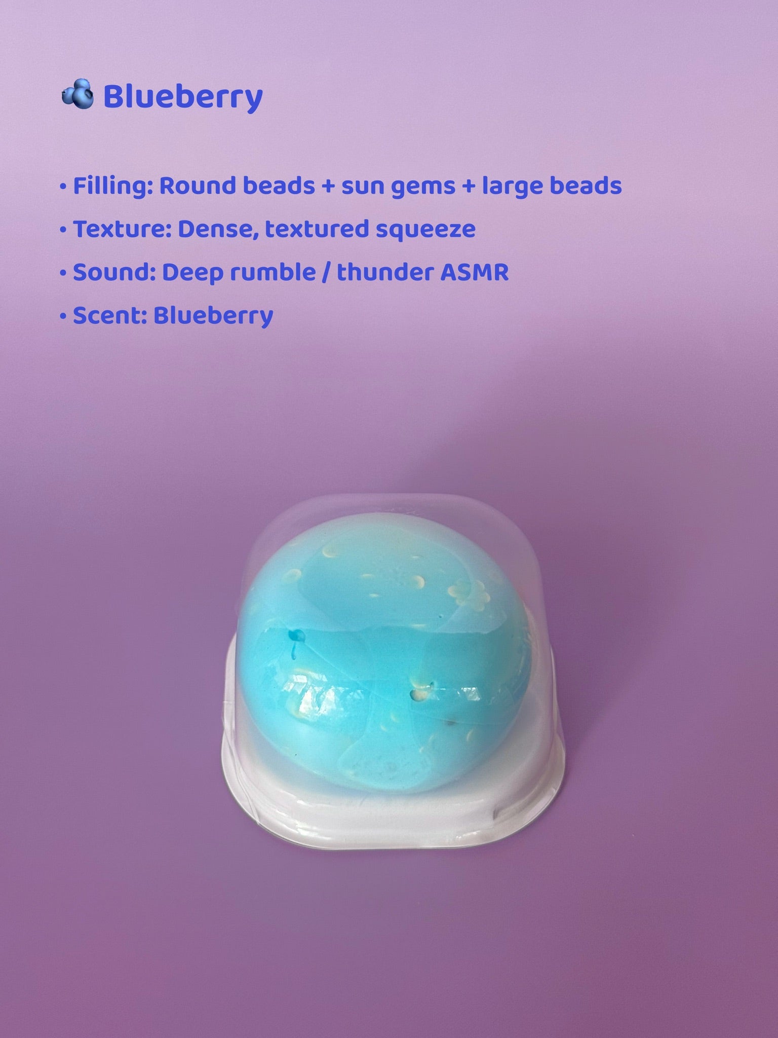 Blueberry ASMR Squishy Ball