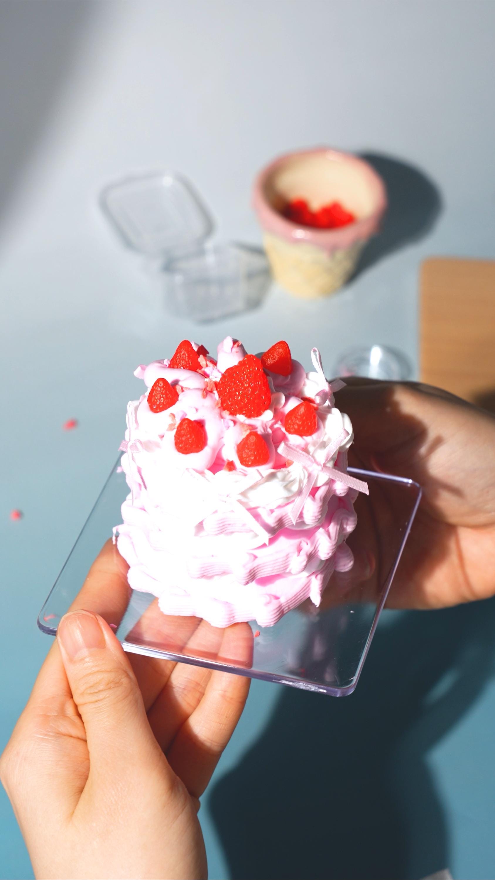 DIY Sensory Kit - Strawberry Cake