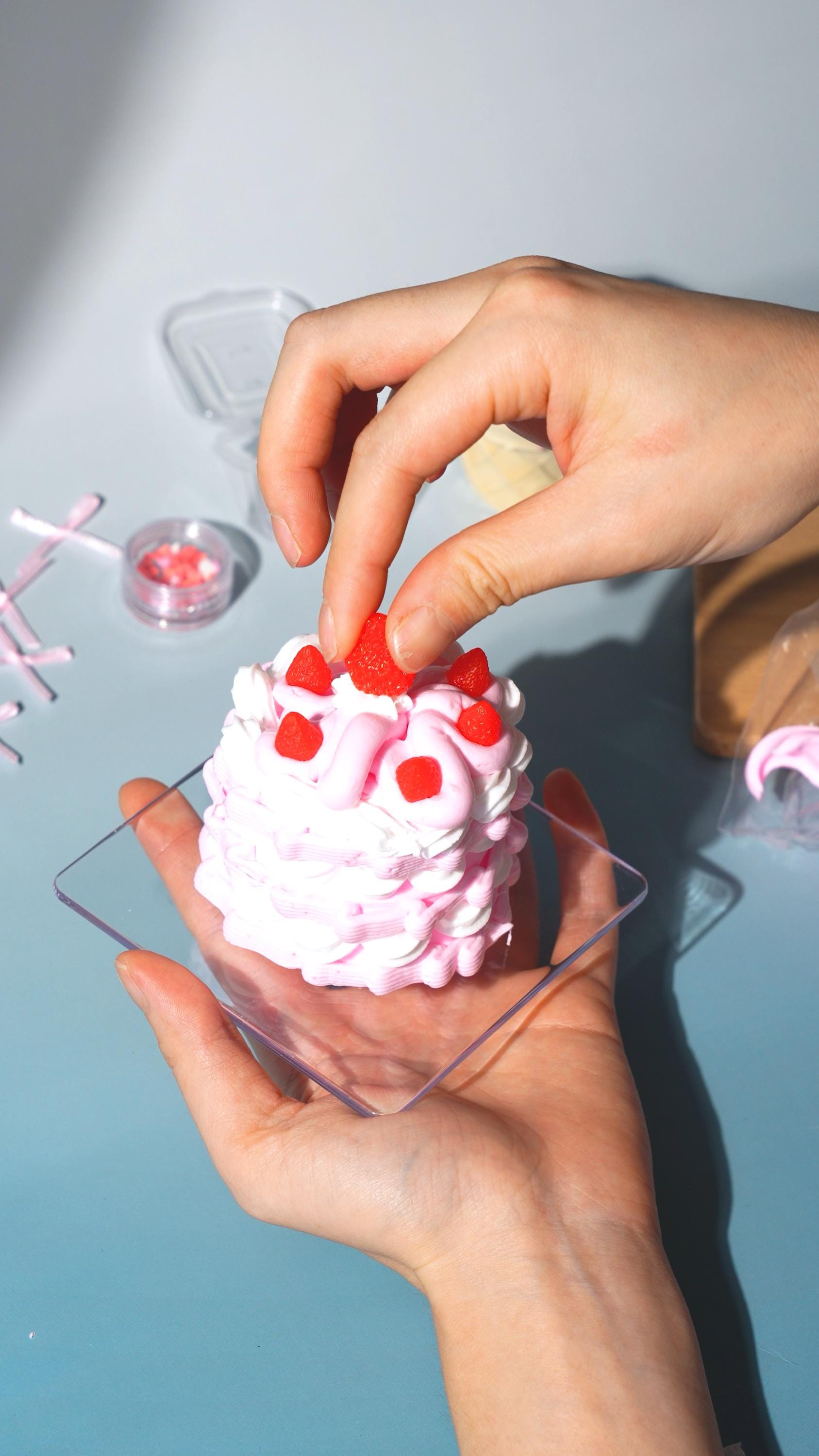 DIY Sensory Kit - Strawberry Cake