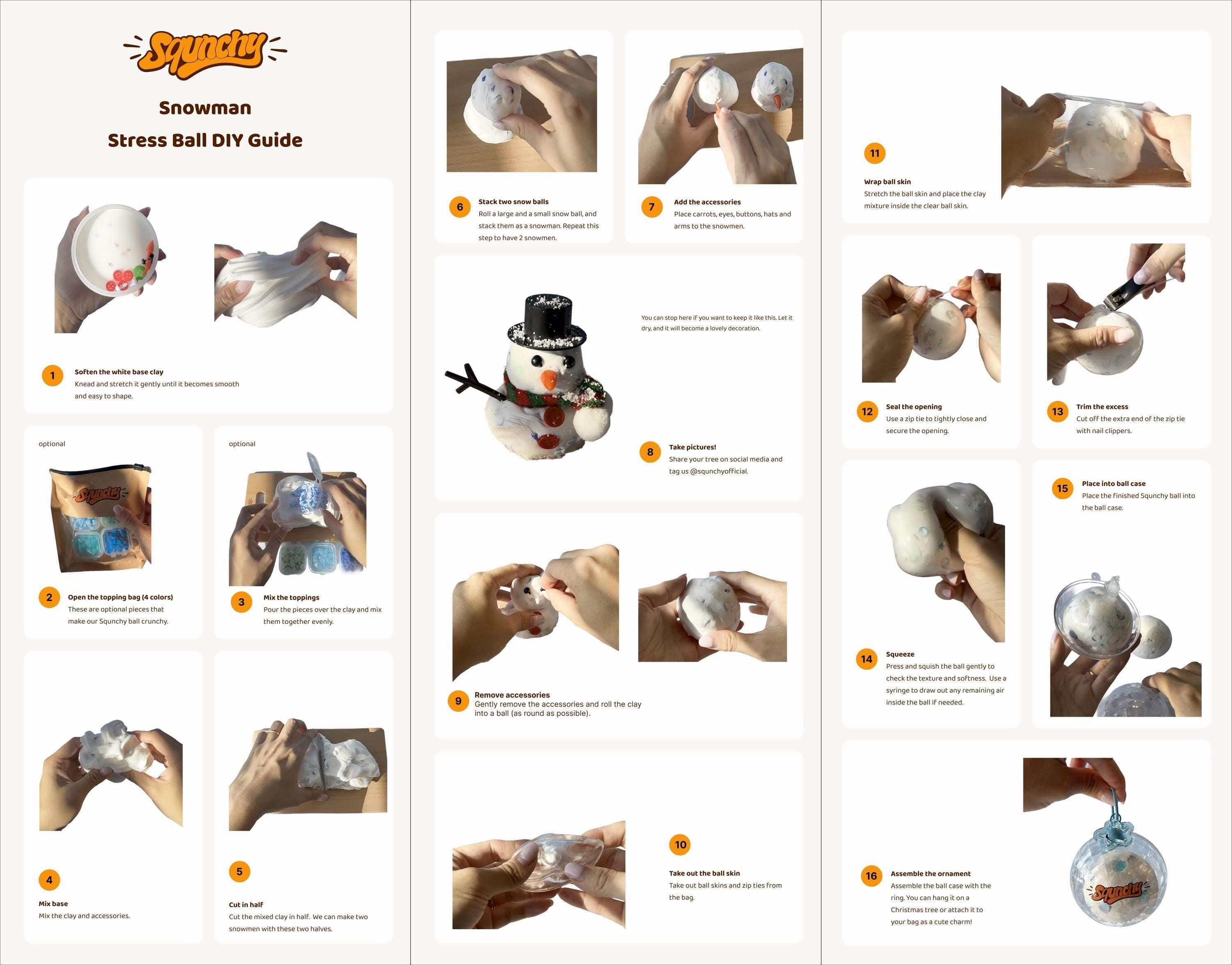 Snowman Handmade Sensory Kit