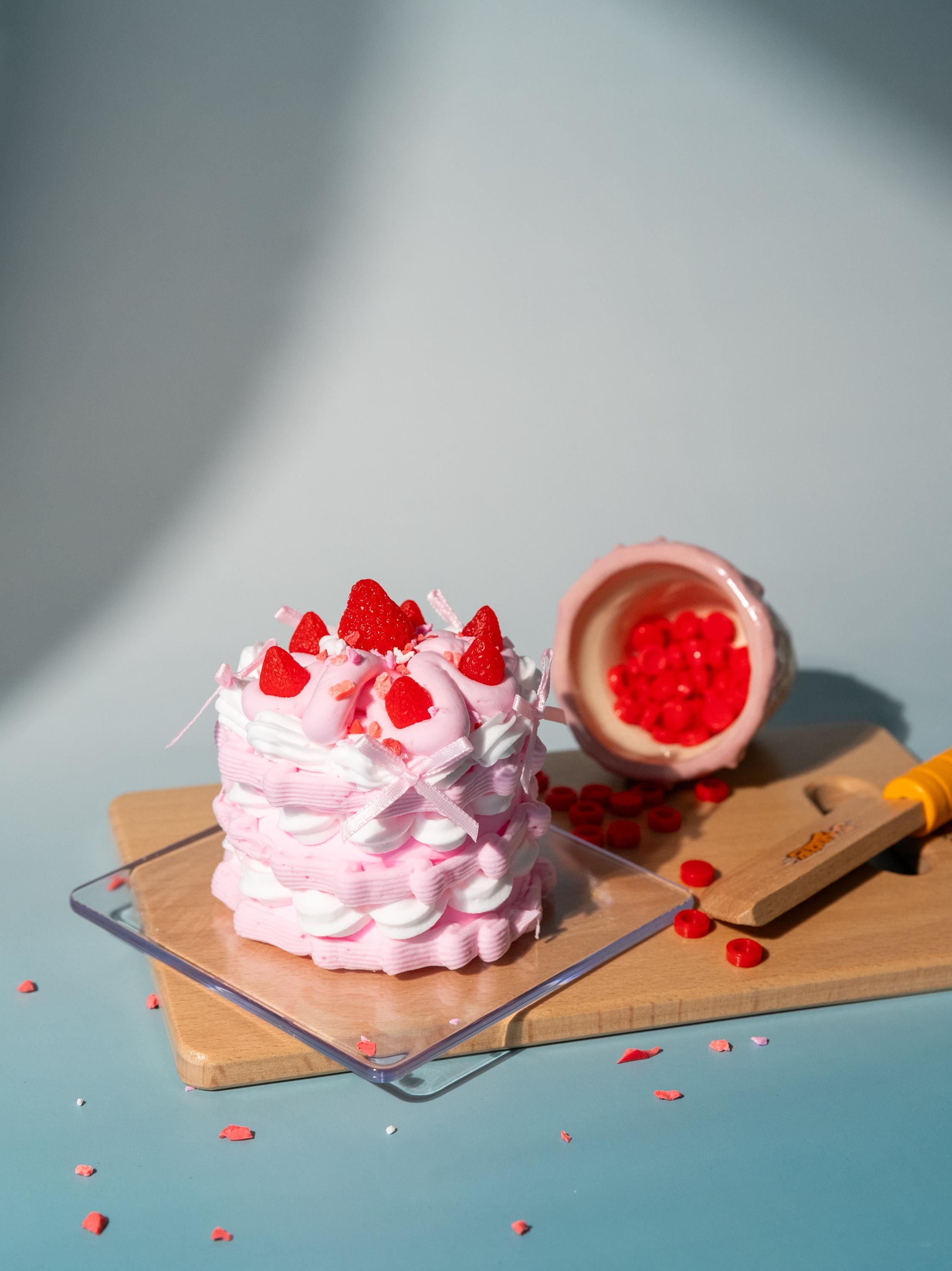 DIY Sensory Kit - Strawberry Cake